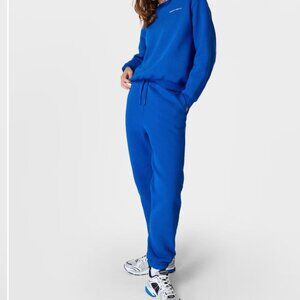 Sweaty Betty Women's Powerhouse Cotton High Waist Joggers Blue Sz XS